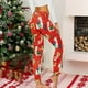 thumbnail image 2 of Leggings Navideños Para Mujer Pantalones de Yoga Pantalones de Entrenamiento de Elasticidad Con Estampado Para Correr Odeerbi ODB192352, 2 of 8