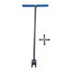 thumbnail image 1 of Llave para medidor de agua de 4 vías, llave de uso general, mango en T para jardín, para desagüe subterráneo 17 pulgadas azul, 1 of 8