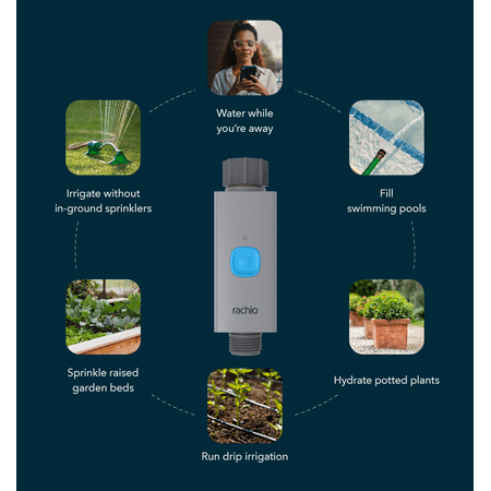 Rachio - Smart Hose Wi-Fi Sprinkler Controller - Gray