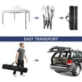thumbnail image 3 of NiamVelo 10x10  Pop up Canopy ,  Canopy Tents for Outside  Folding Canopy Tents Big Party Tent with Backpack Bag (White), 3 of 9