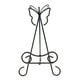 thumbnail image 3 of Caballete de Hierro con Soporte de licencia de Soporte de licencia de Metal Negro con de Mariposa, 3 of 9