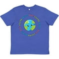 thumbnail image 3 of Inktastic Peace Love Earth Youth T-Shirt, 3 of 5