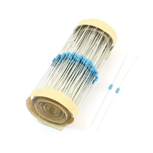 300Pcs Resistencias de Película Metálica Axiales de 1/8W 1% 680 Ohmios
