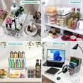 thumbnail image 7 of YAN & HIN 4 pcs/set Large Clear Storage Bins with Lids - Stackable, Transparent Pantry Storage with Handles - Nest Nicely for Clutter Organizer (11 "L x 7.5" W x 6.1 "H), 7 of 7