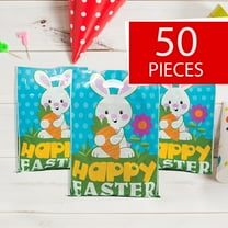 Fun Express Assorted Colors Easter Party Bags, 50 Count