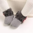 thumbnail image 2 of Baby Boy Girl Boots Newborn Shoes Winter Snow Bowknot Anti-Slip Soft Sole Warm Infant Toddler Prewalker Booties, 2 of 6
