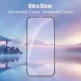 thumbnail image 4 of Blue Light Screen Protector Ultra Clear Tempered Glass Film Full Coverage Anti Blue Light Free Scratch Case Friendly Compatible With iPhone 15 6.1'', 4 of 10