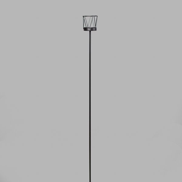 Eastland 48" Black Votive Holder Single Stake Set of 20