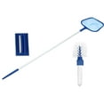 thumbnail image 3 of Pawsdot 1Set Swimming Pool Brush Kit with Removable Pole and Fine Mesh Leaf Skimmer for Outdoor Use, 3 of 6