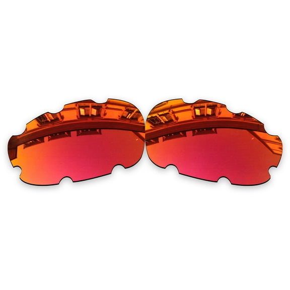 Vonxyz Ruby MirrorCoat Polarized Lenses Replacement for Oakley Split Jacket Vented OO9099 Sunglass
