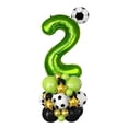thumbnail image 2 of SMKE Birthday Balloon Decor,Party Decoration Balloon,Heart Foil Balloon,Soccer Party Decor,40 Inch Green Football Number 2 Balloon Set Soccer Themed Birthday Party Decor Latex & Foil Balloons, 2 of 6