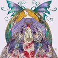 thumbnail image 3 of Johara 12x12 Black Modern Framed Museum Art Print Titled - Fee de la Vierge, 3 of 5