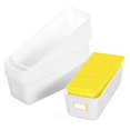 thumbnail image 1 of 8 Pcs Storage Bins Storage Basket Versatile Kitchen Pantry Organization Plastic Container Under Sink Bathroom Organize, 1 of 3