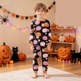 thumbnail image 2 of Halloween Cotton 2 Pieces Pajamas for Kids Girls Cartoon Sleepwear Toddler Pjs Tops and Pants Set, 2 of 9