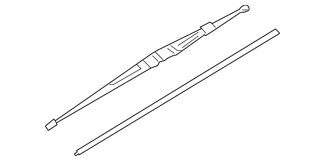 Genuine OE Mitsubishi Rear Blade - MZ690944