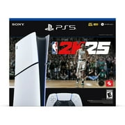 New TEC PlayStation_5 Slim Digital Edition Console – NBA 2K25 Bundle + Extra DualSense Wireless Controller (Latest Model – 1TB SSD, 4K Ultra HD, 120Hz)
