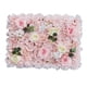 thumbnail image 4 of Panel de pared con flores artificiales, panel floral, panel de rosas, fondo champán, 4 of 9