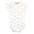 thumbnail image 4 of Hudson Baby Infant Girl Cotton Bodysuits, Daddys Little Princess 3-Pack, 3-6 Months, 4 of 5