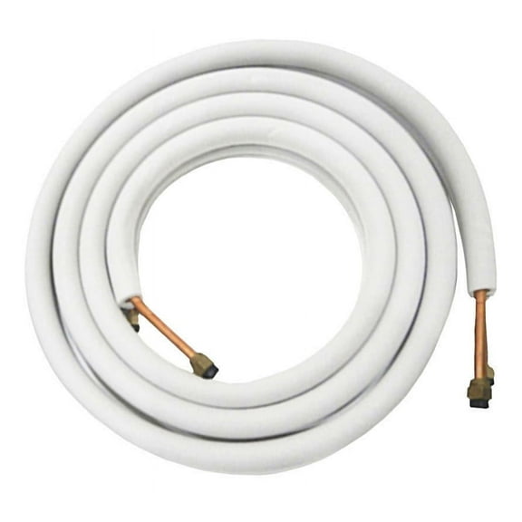 Air-Con Mini Split Line Set 25 foot fitting 9000/12000 BTU 1/4" x 3/8"