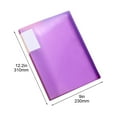 thumbnail image 2 of YIMWNYI Clear Plastic Binder File Folders with 3-Ring System, Transparent Loose-leaf Folder for Home and Office Organization, Lightweight & Portable, Durable Storage for Documents, 2 of 5