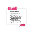 thumbnail image 1 of Poetry Quote Tiger Sniff The Rose Thank You Stickers Quote Grateful, 1 of 3