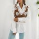 thumbnail image 3 of Seta cosecha suéter chaleco lindo V cuello caliente moda mujer casual suéter chaleco para trabajar, 3 of 7