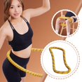 thumbnail image 3 of Soft-Covered Fitness Abdominal Workout Hoop Spring Soft Hula , Polyester & Steel Wire, Two-Tone Textured , Lightweight & Portable for All Fitness Levels, 3 of 9