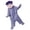 Dark Purple, variant on Funny Big Mouth Monster Adult Onesie, Oversized Plush One Piece Pajamas for Women & Men, Kigurumi Halloween Costume, with Comb, Light Purple S
