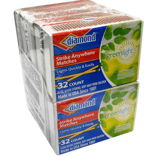 Diamond Strike Anywhere Kitchen Matches 10 Pack 320 Total