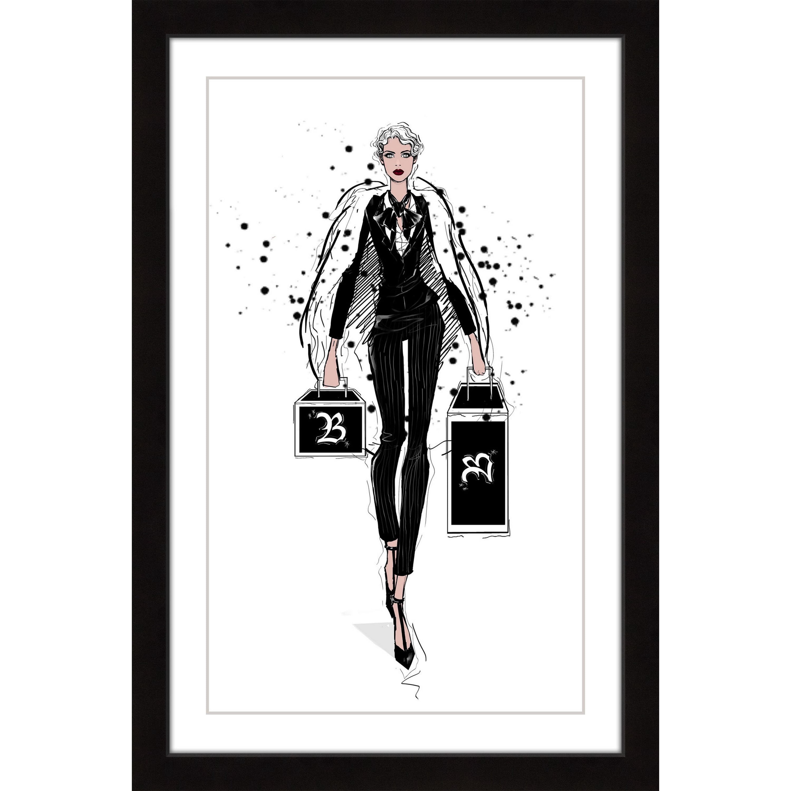 Marmont Hill "Queen Bae" by Loretta So Framed Painting Print