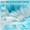 thumbnail image 3 of 2 Inch Memory Foam Mattress Topper, Soft Gel Infused Mattress Pad, Single Bed Topper, OEKO Certified, King Size, 3 of 6