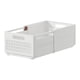 thumbnail image 2 of Organizador de cajones, contenedor de almacenamiento ajustable, divisor, contenedor de almacenamiento expandible para blanco, 2 of 9