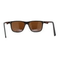 thumbnail image 4 of Polarized Mens Flat Top Rectangular Sport Horn Rim Sunglasses Matte Brown, 4 of 4