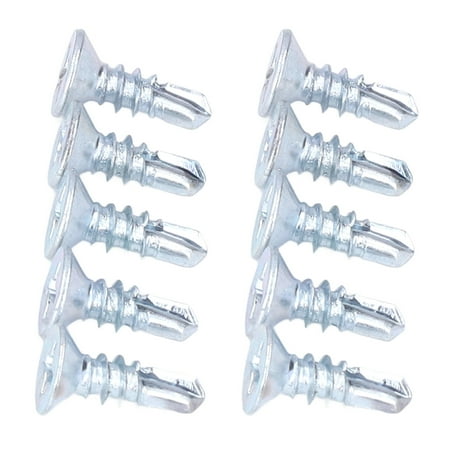 

Drill Screws M4.2x13mm Self Drilling Screw Non Slip Multifunctional 250PCS GalvanizedCarbon Steel For Furniture Installation For Industrial Repair Countersunk
