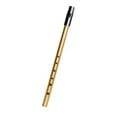thumbnail image 2 of Irish Whistle Flute C D Bb Key 6Hole Flute for Woodwind Instrument with Bags Gold D Key, 2 of 7