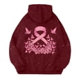 thumbnail image 5 of Cancer Awareness Hoodie 2025 Sparkle Glitter Hoodies with Pockets Hooded Sweatshirt Hoodie Women Pullover, 5 of 6
