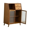 thumbnail image 3 of Elodie Kitchen Sideboard Cabinet Elegant Organizer for Farmhouse Restaurant Kitchen 2 Doors, 3 of 8