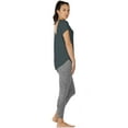 thumbnail image 7 of icyzone Open Back Yoga Shirts for Women - Exercise Workout Tops, Athletic Short Sleeves, Running T-Shirts Loose Fit, 7 of 7