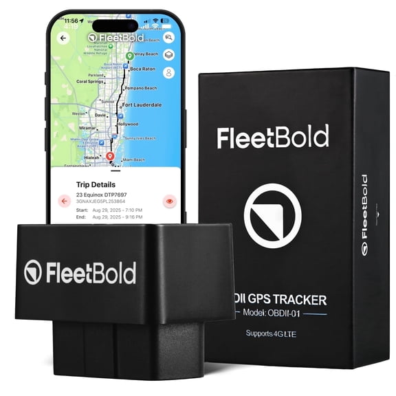 OBD2 GPS Tracker Device – 4G LTE Real-Time Vehicle Tracking for Turo Hosts, Car Rentals & Fleet Management – Plug & Play, Geo-Fence, Trip History, Smart Alerts