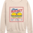 thumbnail image 3 of Spongebob Squarepants - Plankton Chum Bucket - Women's French Terry Long Sleeve Shirt, 3 of 6