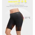 thumbnail image 3 of MISS MOLY Women Weight Loss Hot Neoprene Sauna Sweat Pants Workout Yoga Running Capris Leggings Body Shaper, 3 of 6