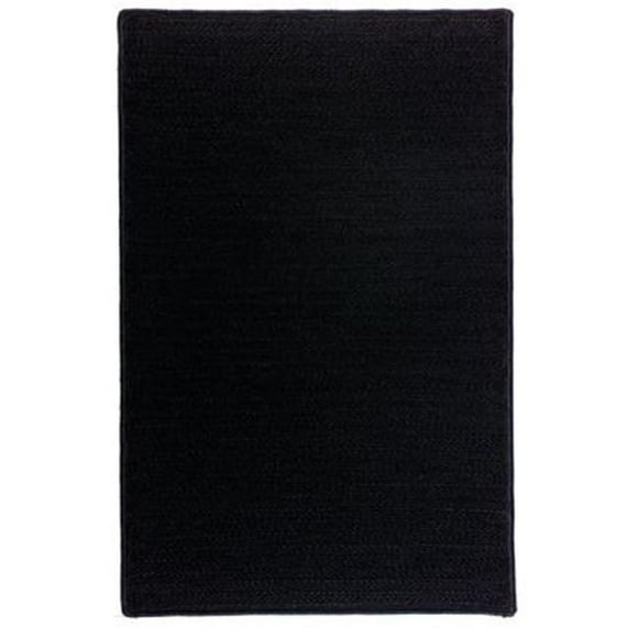 Simply Home - Solide H031R036X036S Simply Home Solide - Noir 3 Pi Carré Tapis