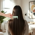 thumbnail image 4 of Unique Bargains 1 Pc Anti-Static Hair Comb Green Acrylic, 4 of 5
