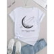 thumbnail image 2 of Creative Planet Graphic Print T-shirt, Casual Round Neck Short Sleeve Top, Women's Clothing, 2 of 6