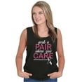 thumbnail image 3 of Grab Pair Show You Care Pink Ribbon Tank Top Tee Shirt Women Brisco Brands S, 3 of 6