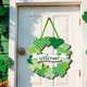 thumbnail image 1 of Hogar y jardín, Desechables, Día de San Patricio, Corona de madera, Colgador de puerta, Letrero de bienvenida, Decoración navideña, Letrero colgante de madera, 1 of 3