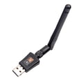 thumbnail image 1 of Adaptador Lan inalámbrico USB WiFi 600Mbps 5GHz de doble banda con antena 802.11AC PC, 1 of 2