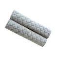 thumbnail image 4 of Car Seat Belt Pad Cover,car seat belt cover shoulder protector,automotive car plush belt pads backpack guard,auto seats belt protector suitcase pad,soft strap cushion pad harness Gray Macarena Cubierta de la almohadilla del cinturón de seguridad del automóvil, 4 of 8