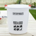 thumbnail image 6 of Tuff Stuff Products FS17 Seed and Animal Feed Drum Bucket with Lock Lid, White, 6 of 6