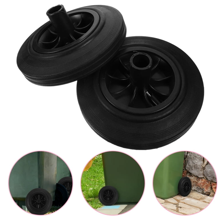 Trash Can Accessories Garbage Outdoor Bin Wheels Durable Pulley